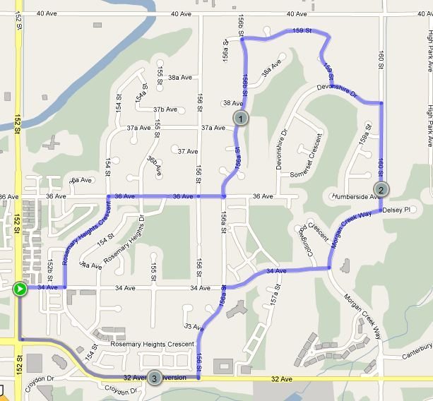 Morgan Creek 5km Run (thanks Casey!)
