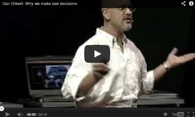 Dan Gilbert: Exploring the frontiers of happiness  (TedX video)