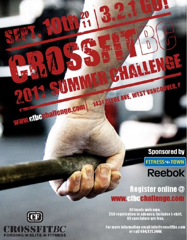 CrossFit BC 2011 Summer Challenge is on
