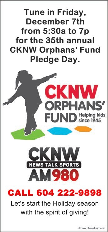 The CKNW 35th Annual Pledge Day is here