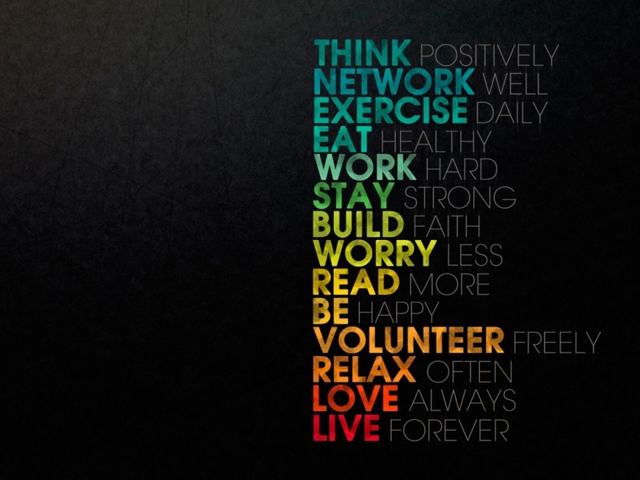Power of Positive thinking and basic rules to live by