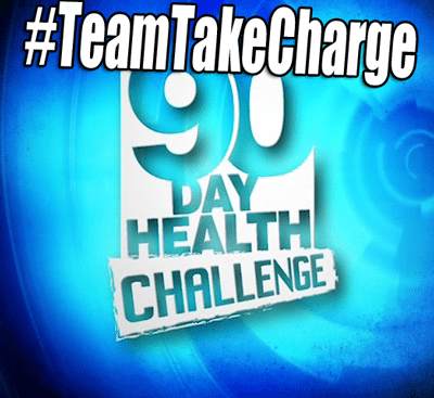 90 Day #TeamTakeCharge Logo