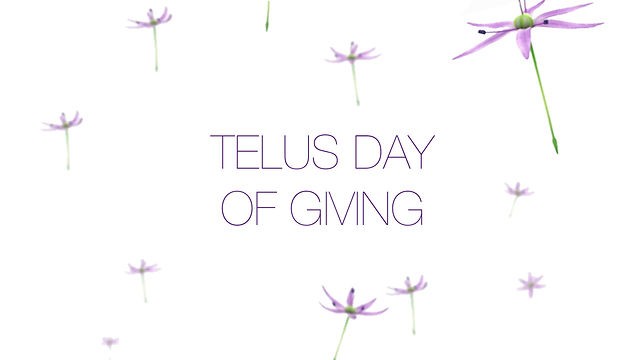 Do you give where you live? TELUS asked and we responded