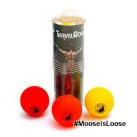 Mild to Moderate: I love this pack as it has 3 different balls, all of different densities. Mild to spicy! Travel Roller 3 variable density acupressure balls. Hard, medium, soft densities allows users to duplicate the precise work of therapists/massage. 