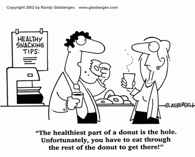 Cartoon Healthy Snacking Tips