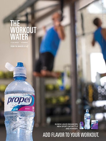 Just one of the cool branding images from last year's Propel campaign