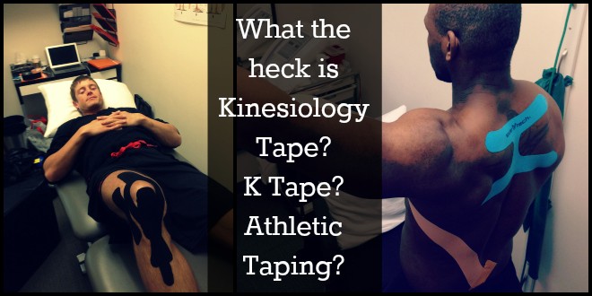 What the heck is Kinesiology Tape? K Tape? Athletic Taping?