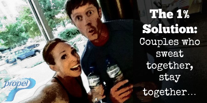 The 1% Solution: Couples who sweat together, stay together…