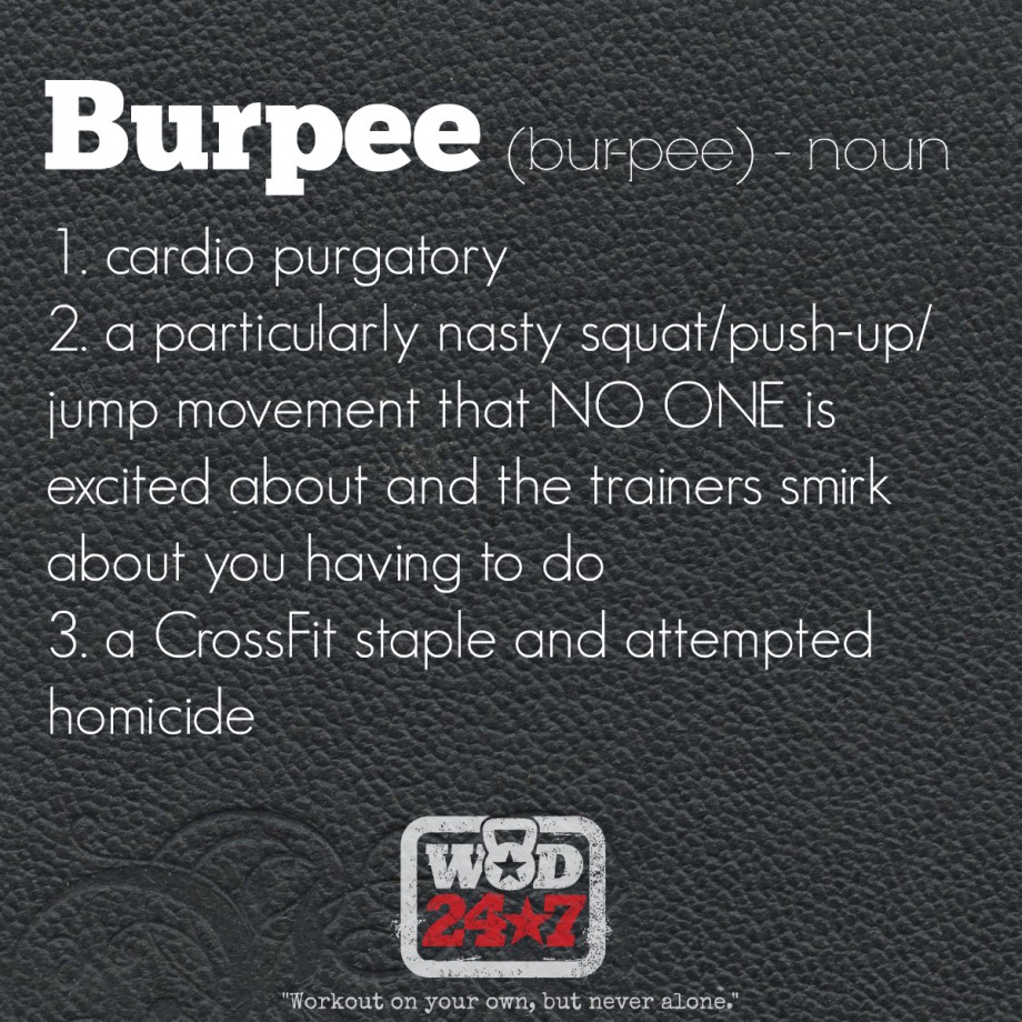 The Definition of a burpee