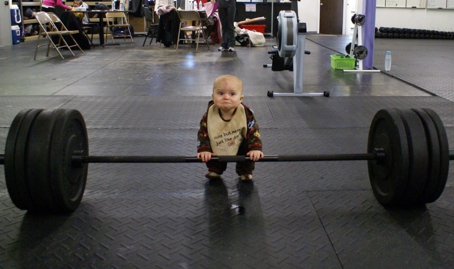 Baby Lifting - light weight baby!