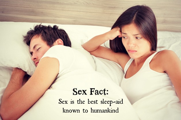 Sex Fact 5 - Sex is a great Sleep Aid