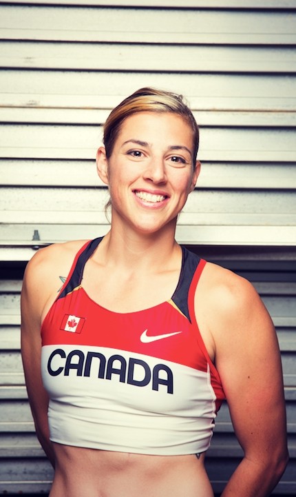 leanna carriere smiling pan am athlete