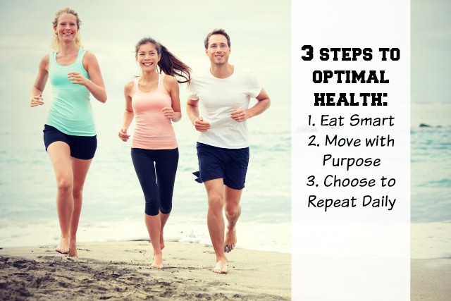 3 steps to achieve optimal health