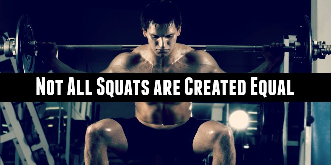 Not All Squats are Created Equal