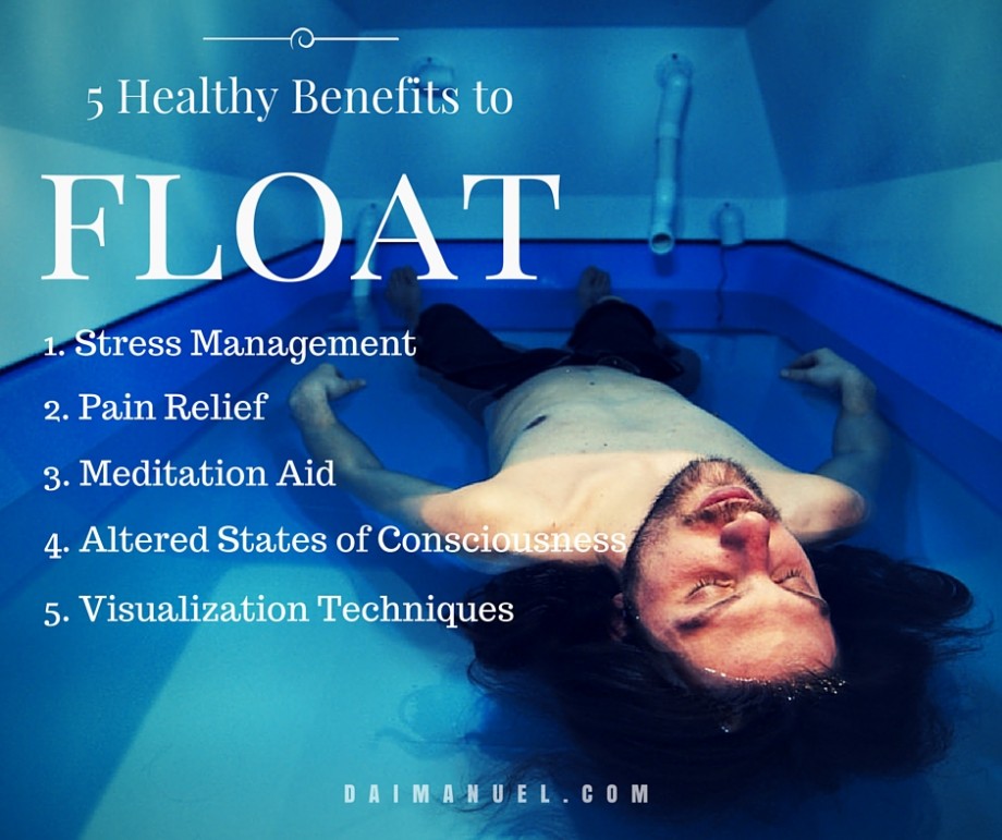 5 healthy benefits for floating in a deprivation tank