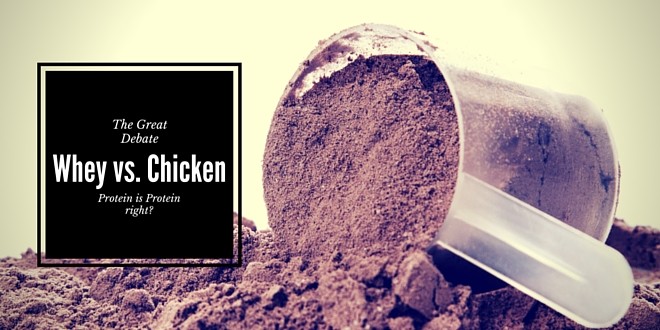 How Does Whey Protein compare to Wholefood Chicken Protein?
