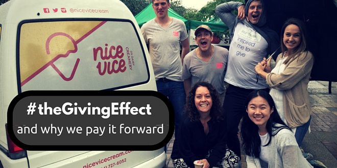 Why we need a pay it forward culture through #theGivingEffect
