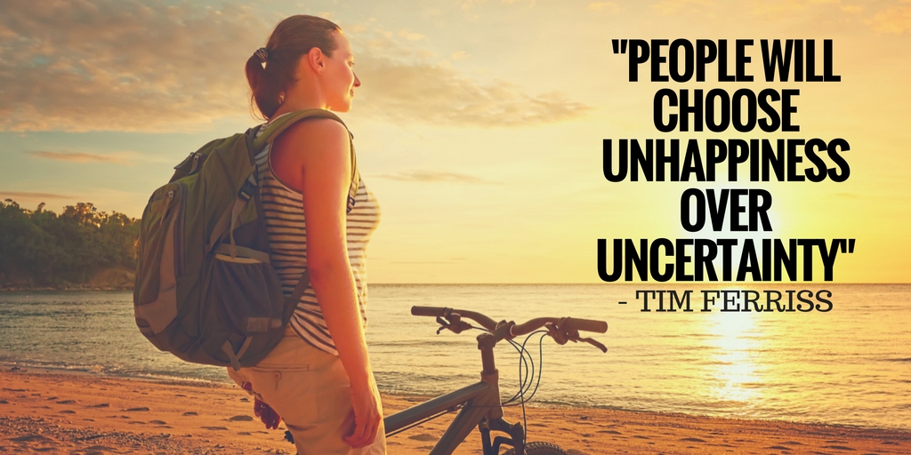 People will choose unhappiness over uncertainty
