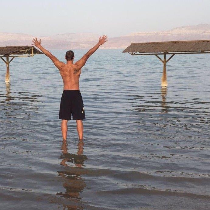 No ice baths? No rollers? How about a dip in the Dead Sea -- salt bath is great!