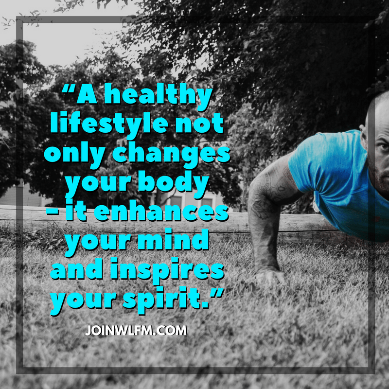 a healthy lifestyle inspires greatness in your life