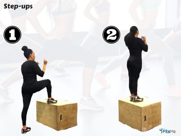How to do step ups - the booty workout
