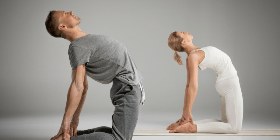 yoga and stretching